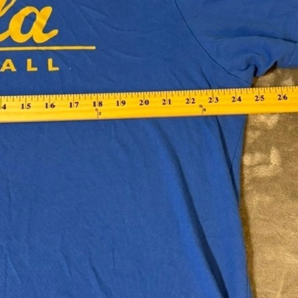 Nike Jordan UCLA Football Dri-FIT Blue Graphic T-Shirt Mens Size XXL Comfort